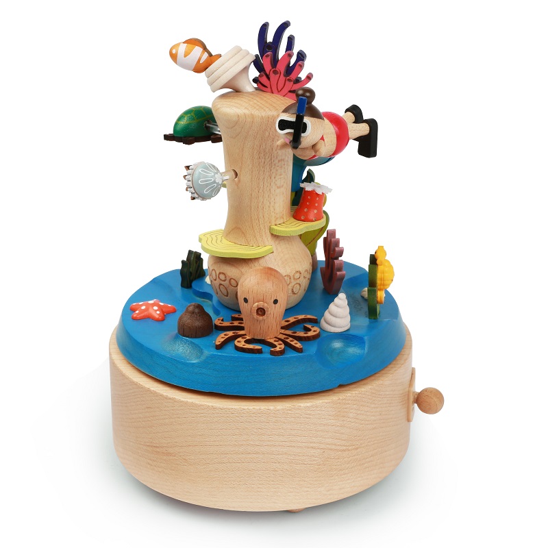howa jouet de motricité en bois avec musique Musicbox 6002