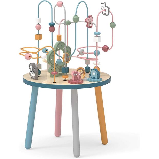 Table d'établi créative en bois pour jouets Personnalisée avec le nom de l' enfant Banc de chef-d'œuvre Tryco Cadeau idéal pour un 1er anniversaire -   France